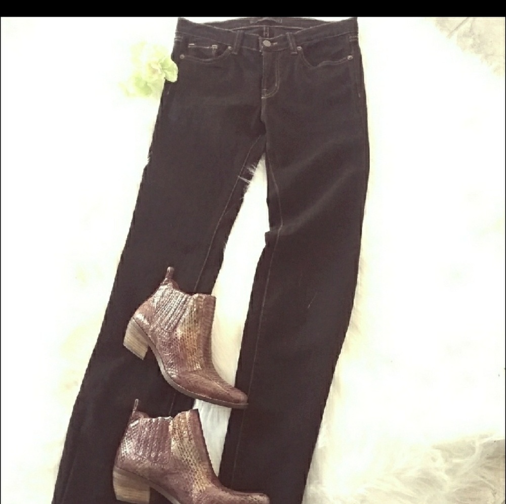 J Brand Black Denim Bootcut Jeans Nwot